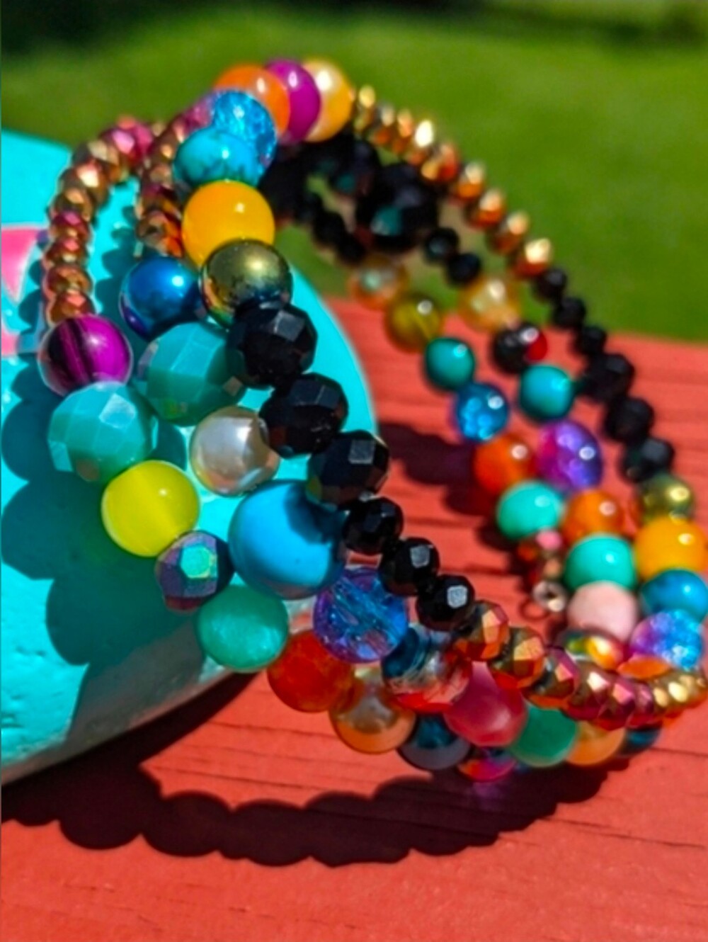 Colorful Handcrafted Beaded Bracelets - Pick 1